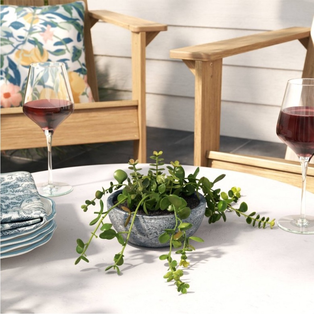 STUDIO MCGEE NWT trailing sedum faux plant -10” - Picture 2 of 6